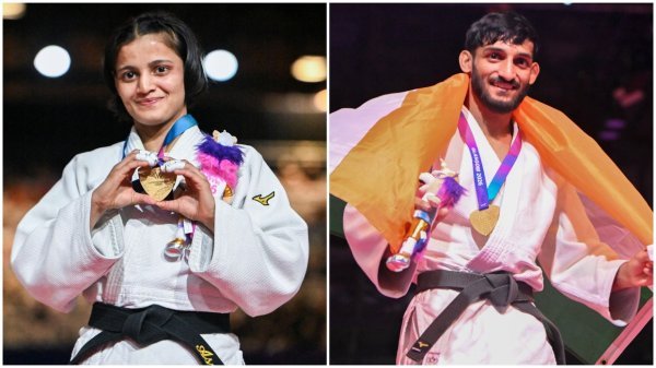 कॉमनवेल्थ गेम्स : भारत का डबल गोल्ड, अस्मिता डे और हर्ष सिंह ने रचा इतिहास