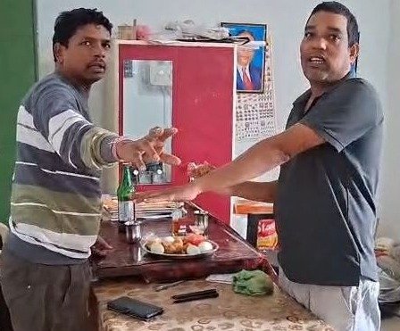 सरकारी स्कूल में शराब पार्टी दिखे