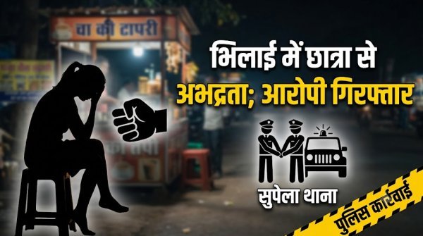 टपरी पर दोस्तों के साथ चाय पी रही छात्रा से छेड़छाड़, आरोपी गिरफ्तार