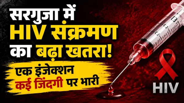 नशीले इंजेक्शन का कहर: सरगुजा में 175 लोग HIV संक्रमित, एक इंजेक्शन कई जिंदगी पर भारी