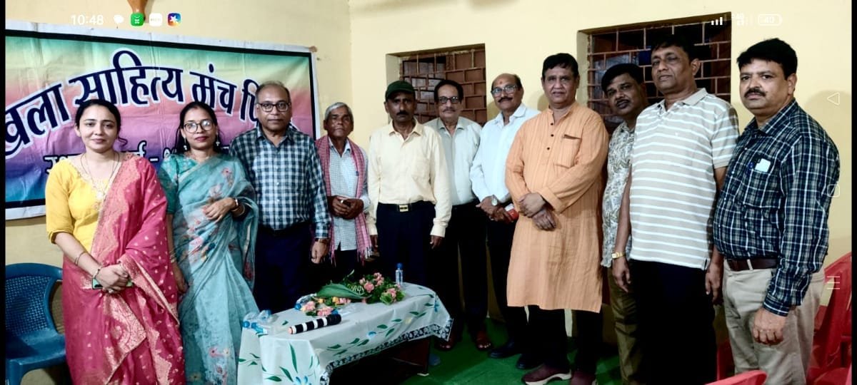 पिथौरा में मुंशी प्रेमचंद जयंती कवि सम्मेलन