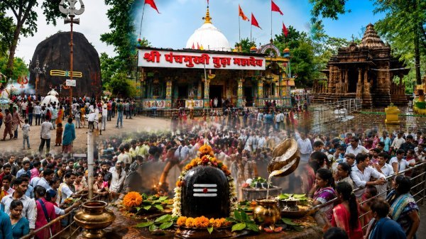 जलाभिषेक और जयकारों से गूंजे शिवालय, सावन के पहले सोमवार पर उमड़ा विश्वास