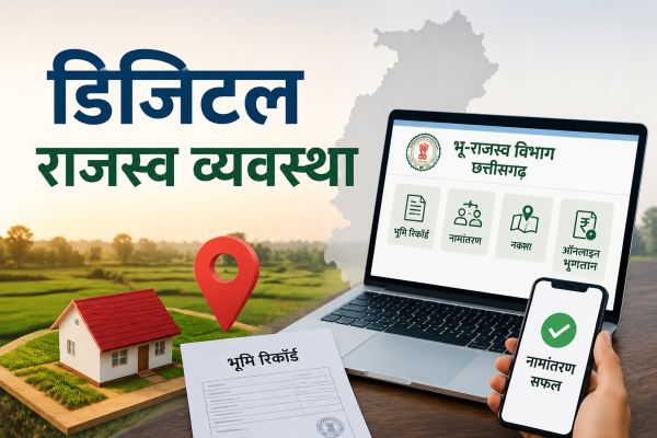 छत्तीसगढ़ में जमीन से जुड़े काम होंगे आसान, अब ऑनलाइन होगी राजस्व व्यवस्था