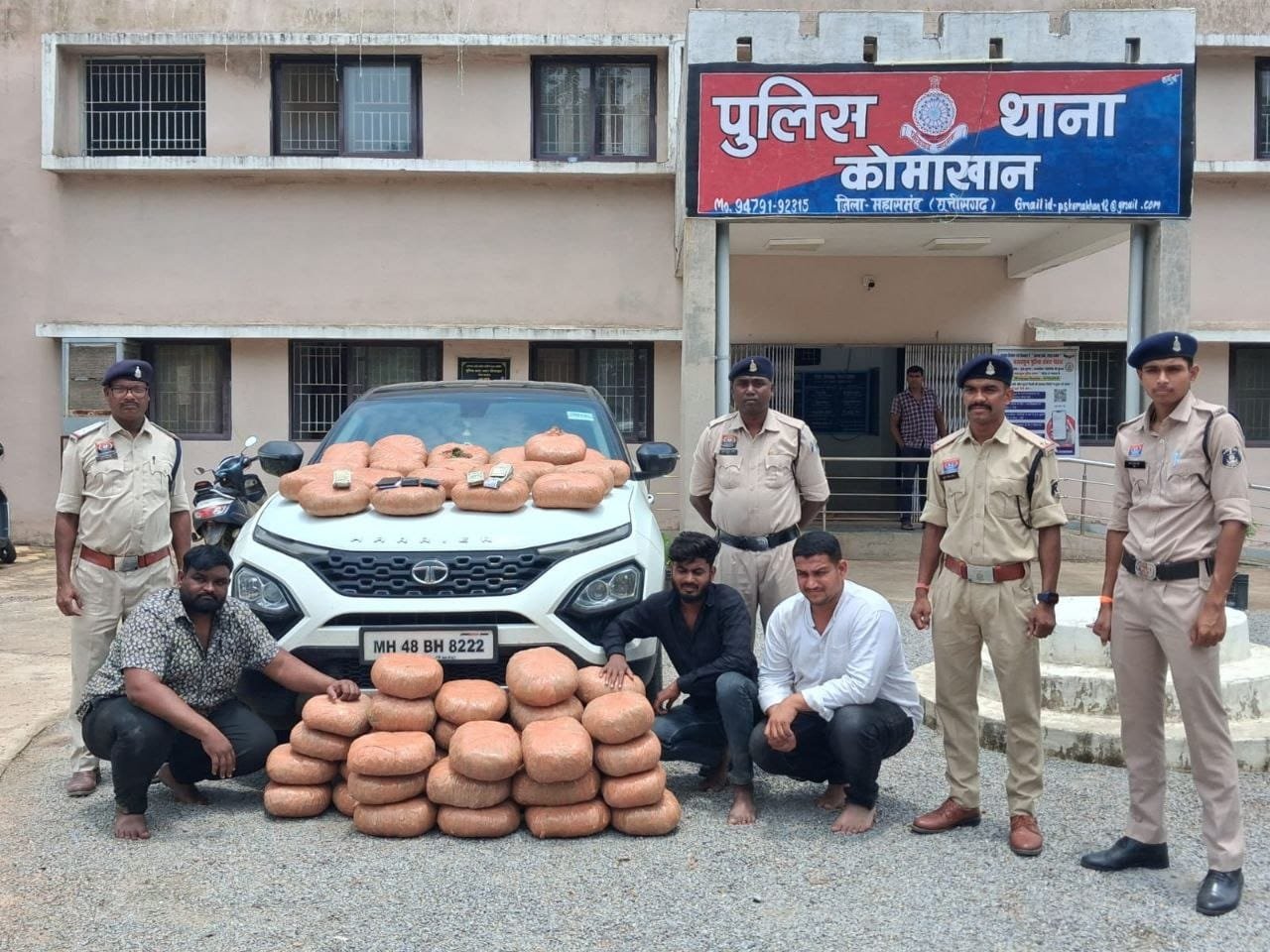 गांजे के साथ गिरफ्तार आरोपी
