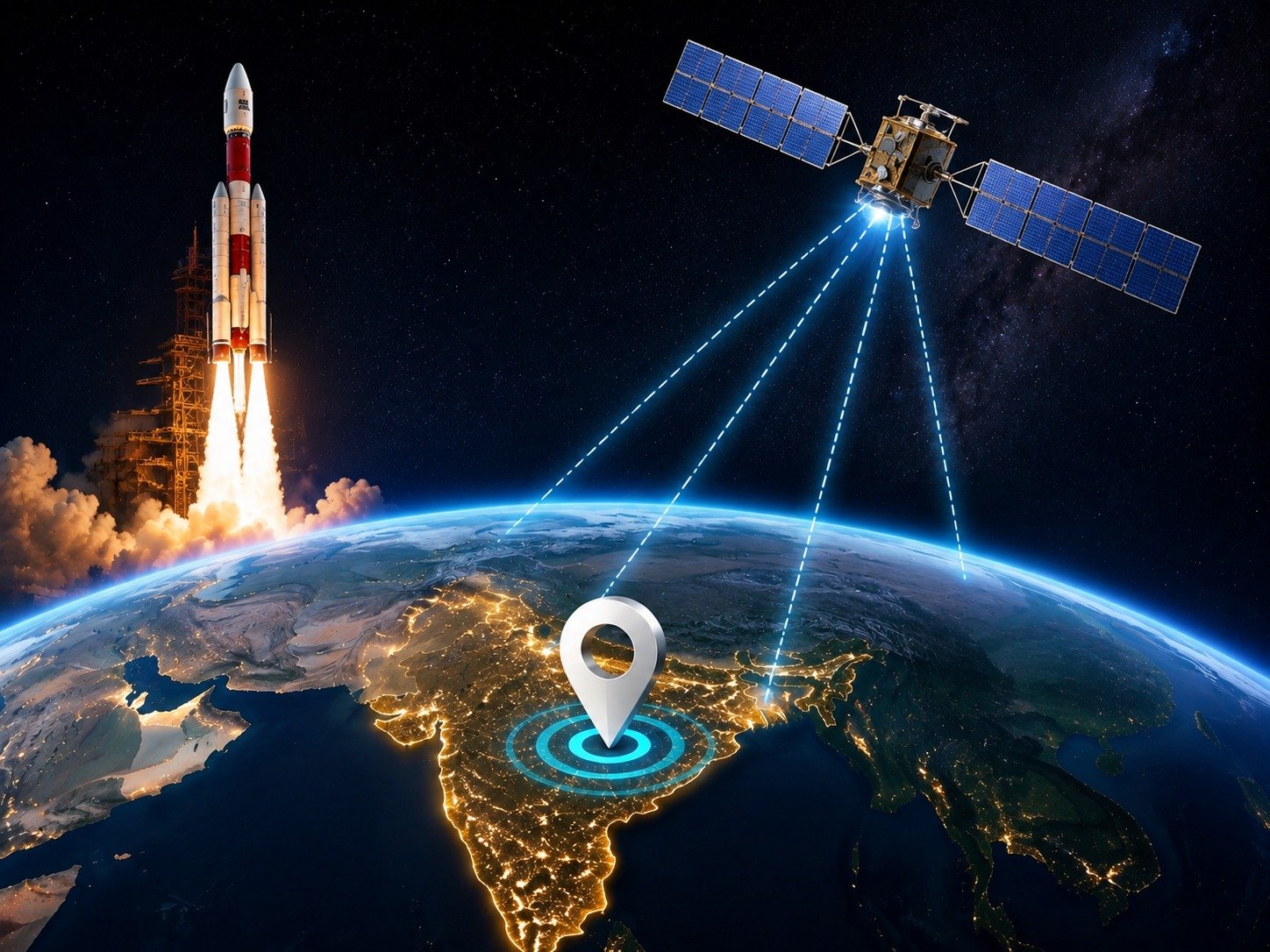 ISRO NVS-03 सैटेलाइट लॉन्च मिशन और NavIC सिस्टम
