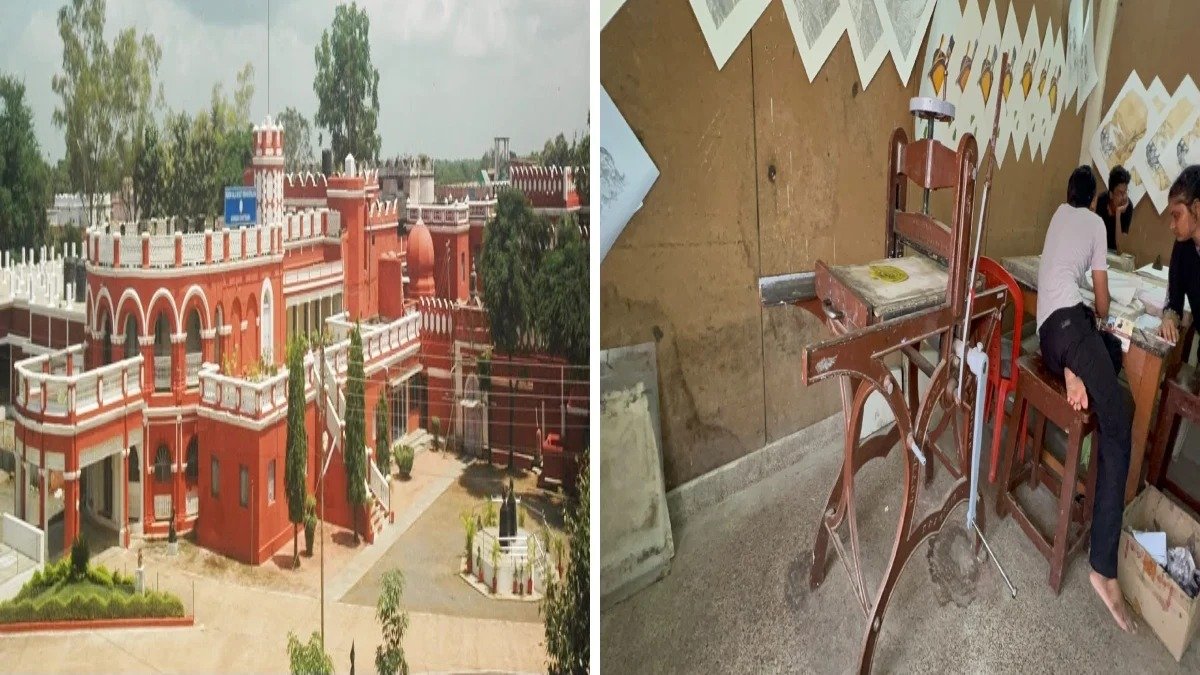 खैरागढ़ में लिथोग्राफी कला