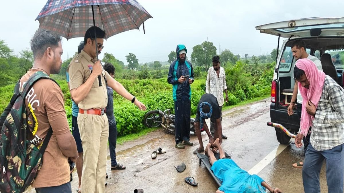 अकलतरा सड़क हादसा, बाइक सवार की मौत