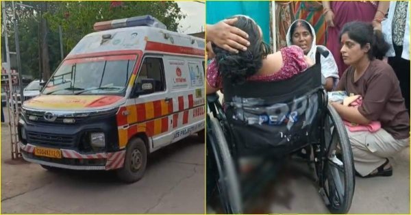 एंबुलेंस में गूंजी किलकारी, अस्पताल गेट पर प्रसूता ने दिया बच्चे को जन्म