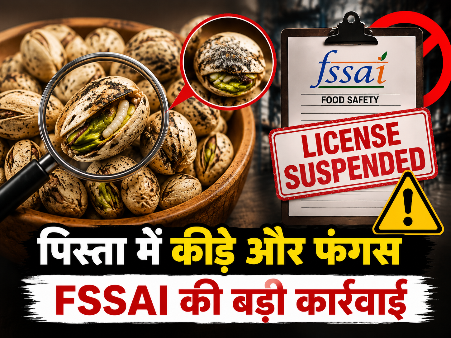 FSSAI जांच में खाद्य कंपनियों पर कार्रवाई