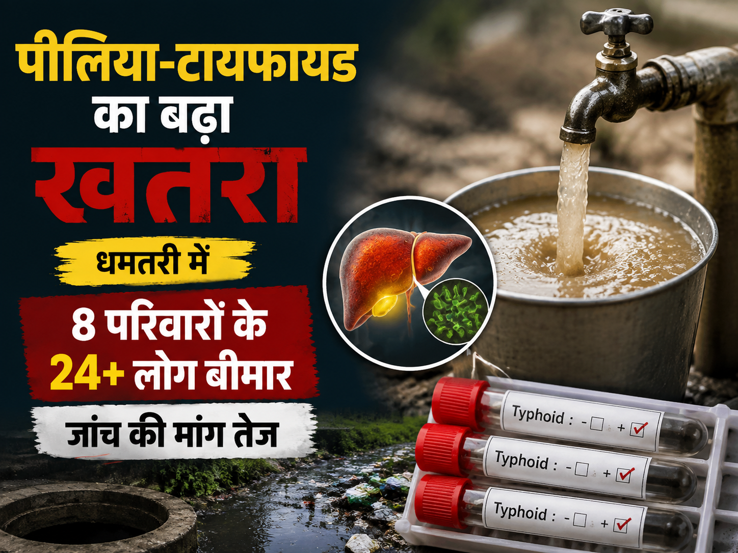 पीलिया-टायफायड बीमारी का मामला