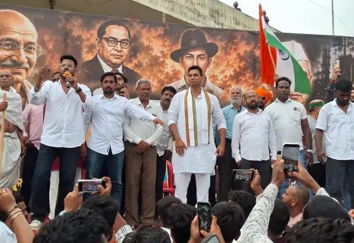 भिलाई टाउनशिप आवास नीति विरोध प्रदर्शन