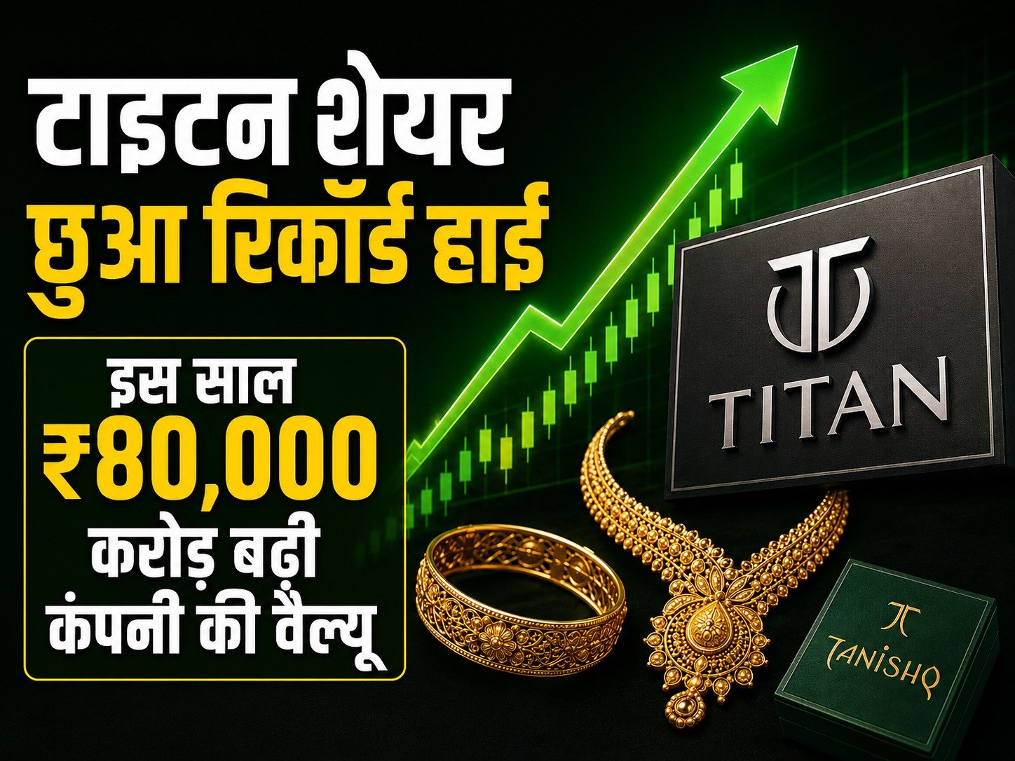 टाइटन शेयर रिकॉर्ड हाई