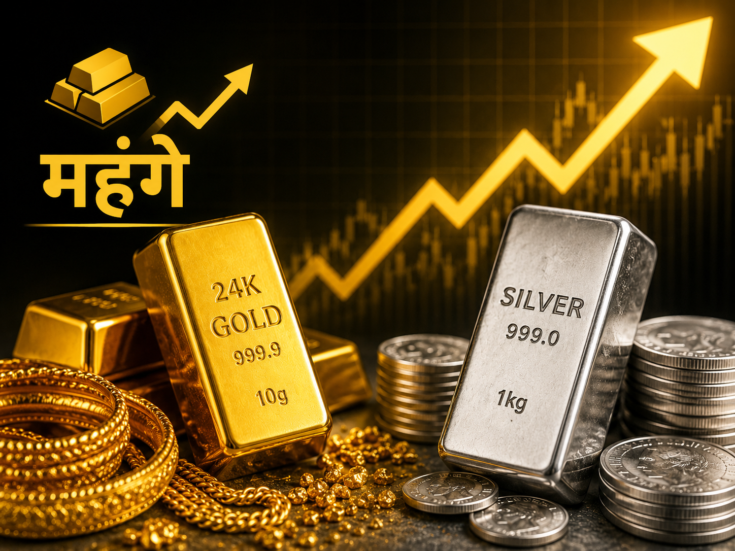 सोना-चांदी फिर महंगे