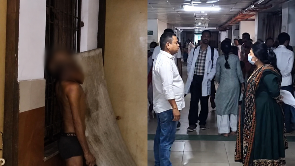 मेडिकल कॉलेज अस्पताल में मरीज ने  की आत्महत्या, बाथरूम के बाहर फंदे से लटका मिला शव
