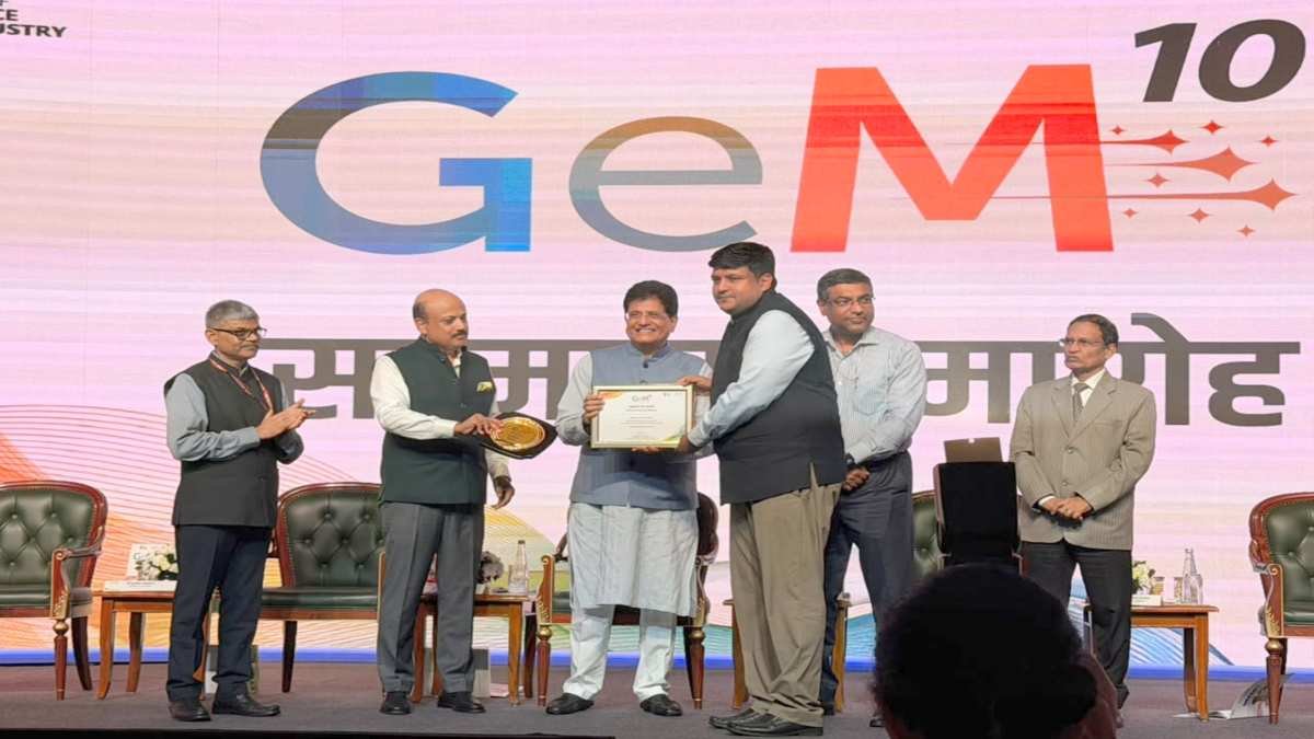छत्तीसगढ़ को मिला GeM सस्टेनेबल प्रोक्योरमेंट अवार्ड, सरकारी खरीदी पहुंची ₹3,935 करोड़