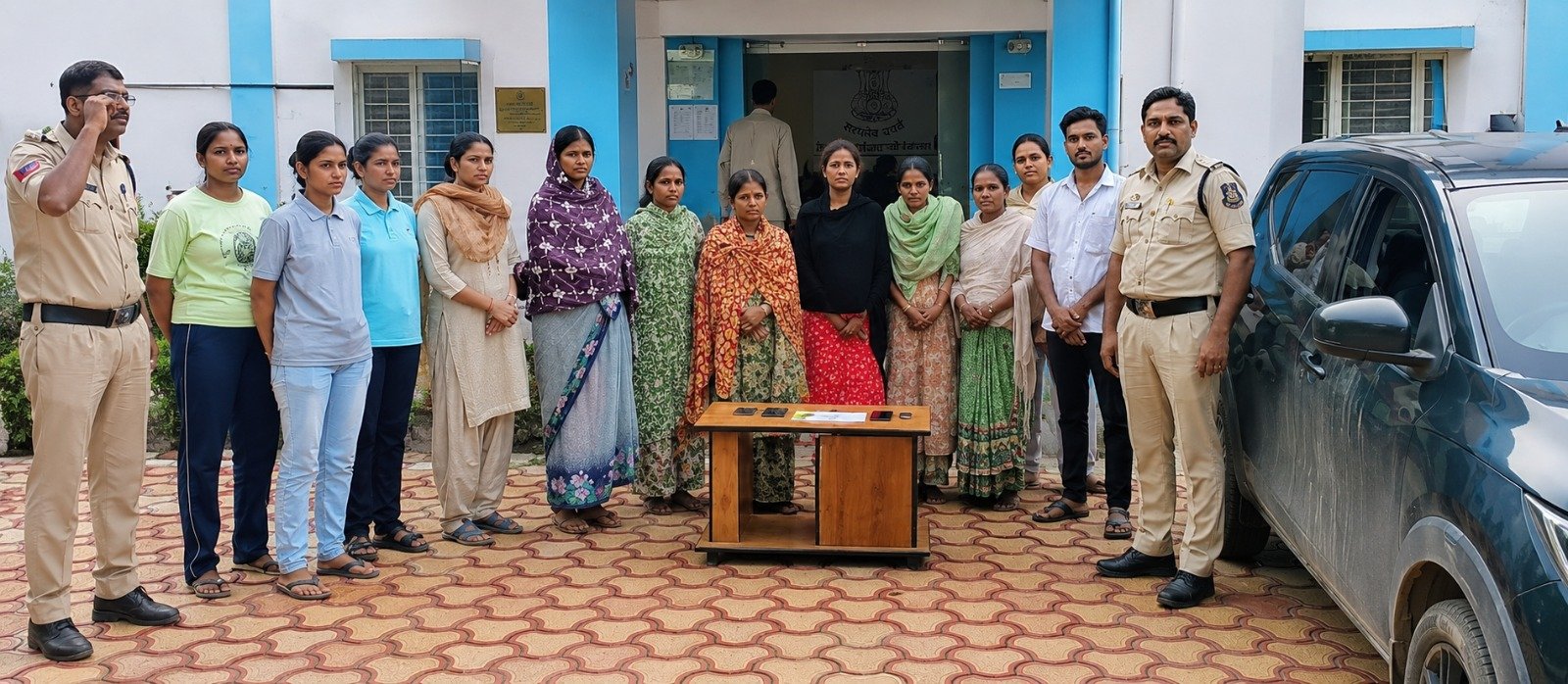 जतमई में चेन चोरी मामले में पुलिस कार्रवाई