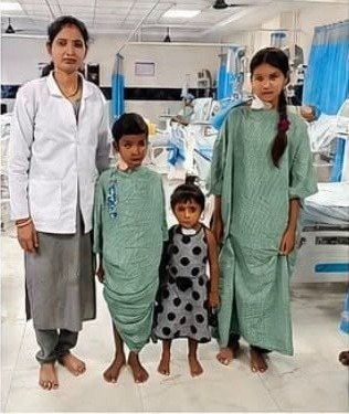 तीन बच्चों का सफल हृदय ऑपरेशन