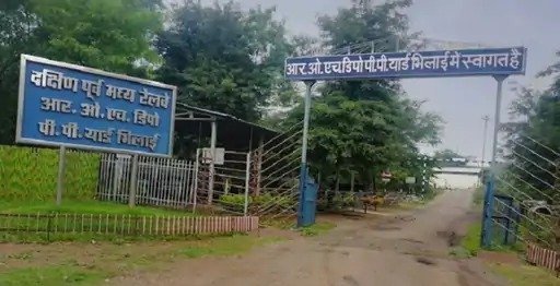 भिलाई रेलवे PP यार्ड में CBI कार्रवाई