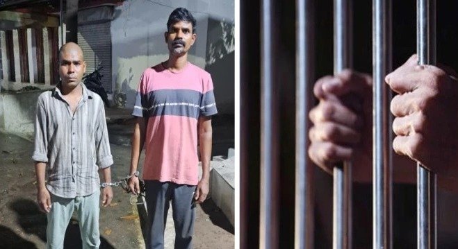 क्रेशर चोरी के आरोपित पुलिस गिरफ्त में
