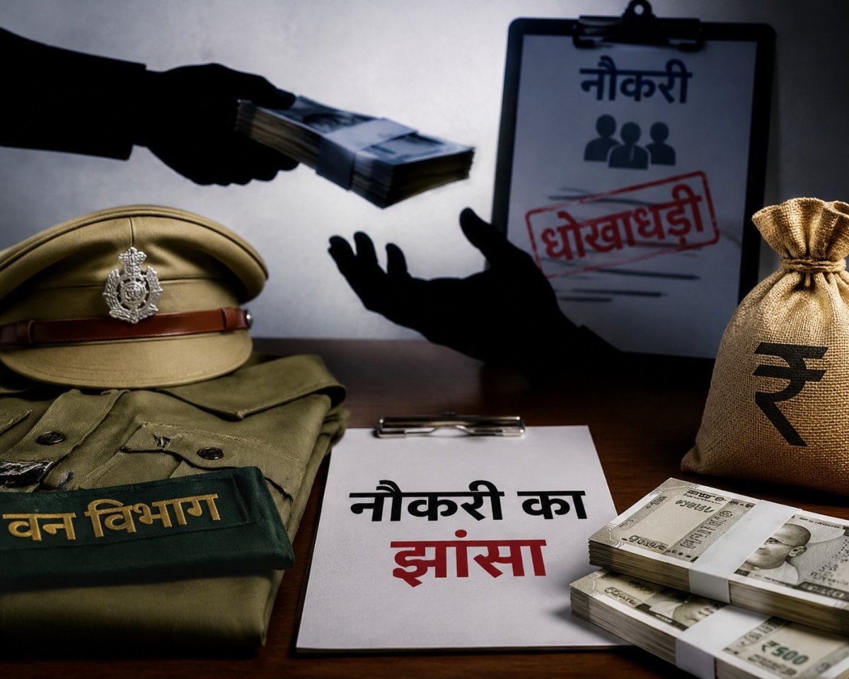 नौकरी के नाम पर 8.95 लाख की ठगी