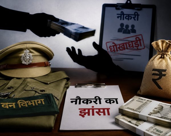होमगार्ड-वन विभाग में नौकरी का झांसा देकर 8.95 लाख की ठगी का आरोप, आरोपी पर FIR