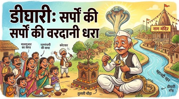 डीघारी में नागपंचमी की अनोखी परंपरा, सर्पों की रक्षा का निभाया जाता है संकल्प