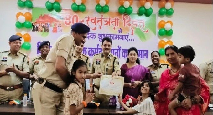 बिलासपुर में 83 पुलिसकर्मी सम्मानित
