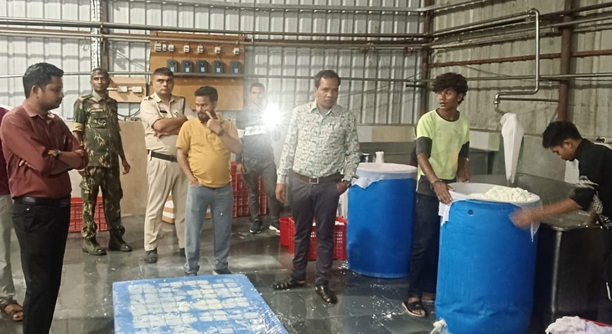 खाद्य विभाग की पनीर जांच कार्रवाई
