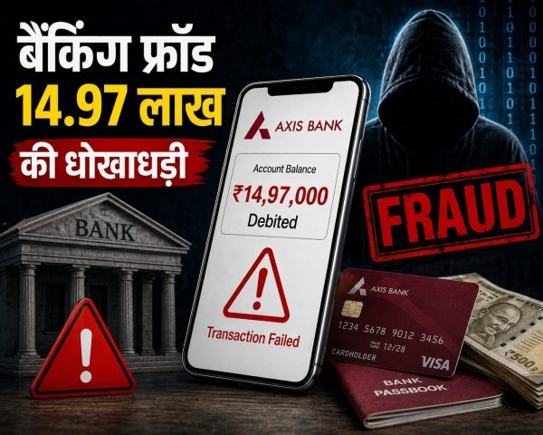 रायपुर में बैंक खाते से लाखों की ठगी, फर्जी फॉर्म से बदला मोबाइल नंबर