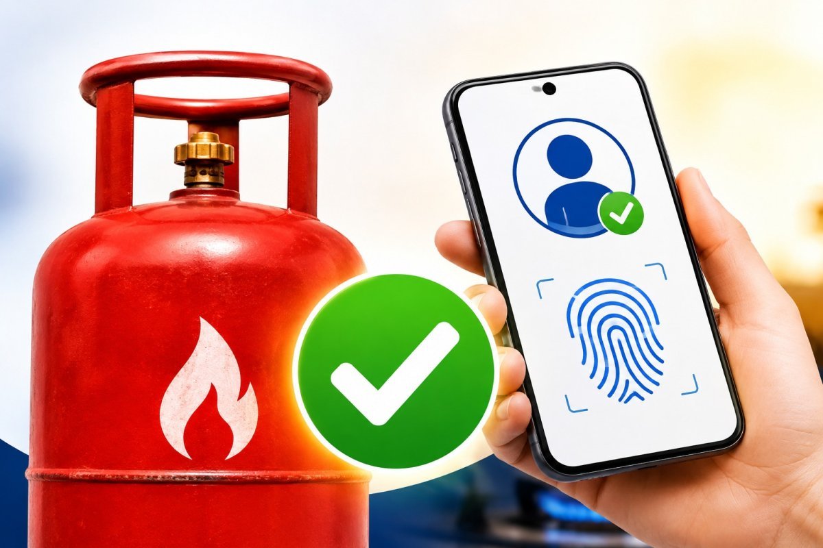 LPG सिलेंडर e-KYC अपडेट