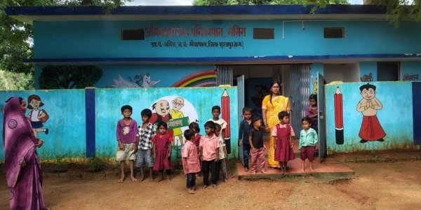 मसीरा के बच्चों को मिला नया आंगनबाड़ी भवन, बेहतर माहौल में हो रही पढ़ाई