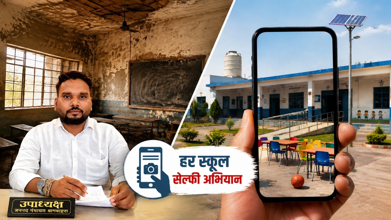 सरकारी स्कूलों की बदहाली पर तरुण व्यवहार का तंज