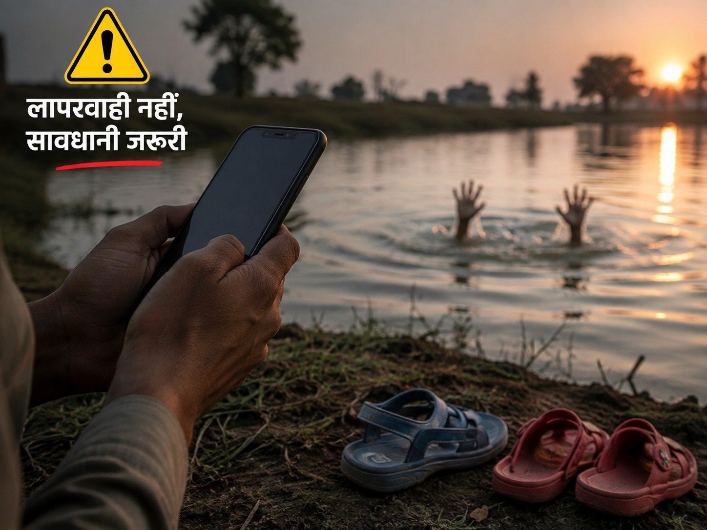 तालाब में डूबने से दो मासूम भाइयों की मौत