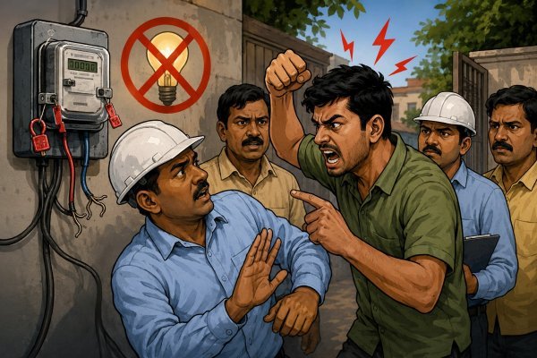 87 हज़ार का बिल बकाया होने पर काट दी बिजली, तो कर्मचारी पर हमला, पुलिस ने दर्ज की FIR