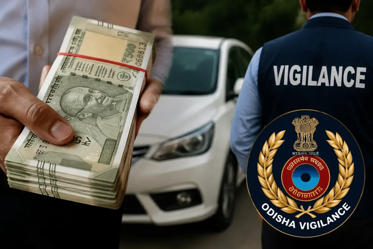तहसीलदार के पास 5 लाख नकदी बरामद