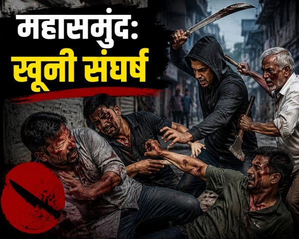 महासमुंद में सिगरेट के विवाद पर टंगिया और चाकू से जानलेवा हमला, 3 घायल