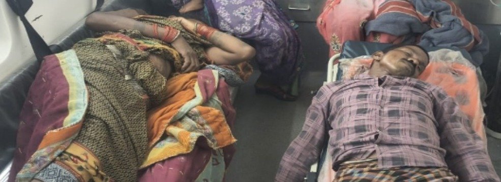 आकाशीय बिजली गिरने से पति-पत्नि की मौत