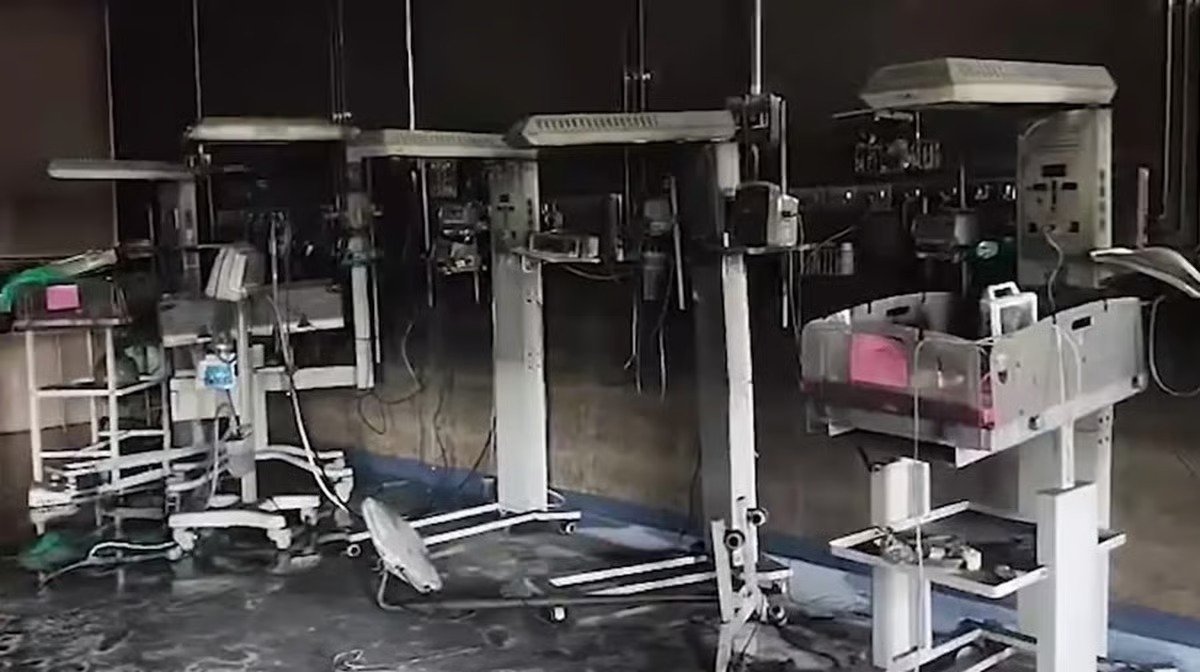अमरावती जिला महिला अस्पताल के NICU में आग