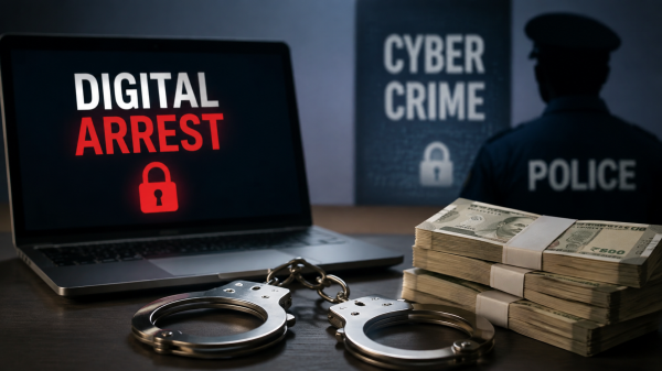 Digital Arrest Scam: रिटायर्ड कर्मचारी से 63 लाख की ठगी, 54.84 लाख नकद बरामद