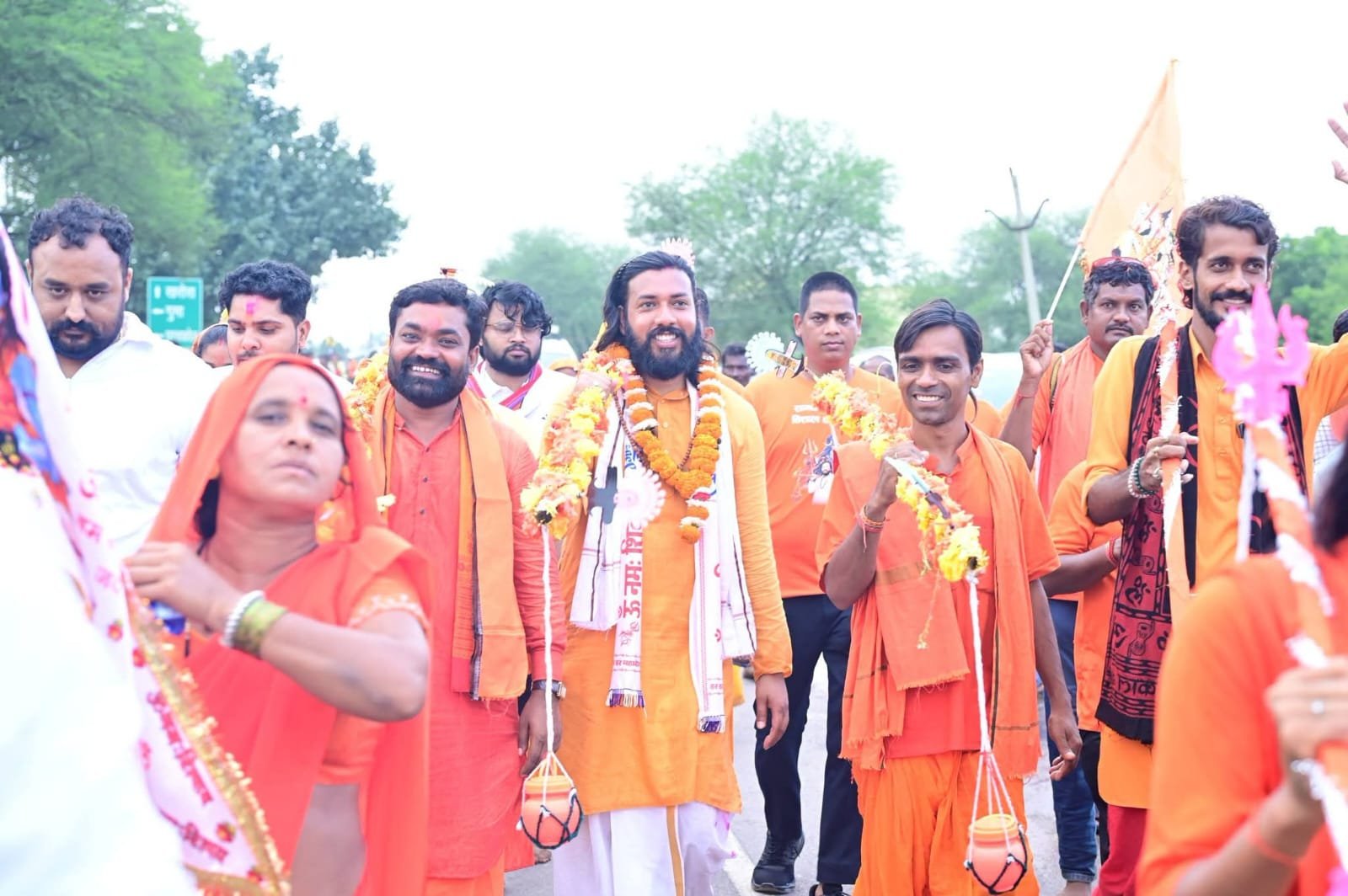 Samoda Kanwar Yatra with Dr Raman Singh