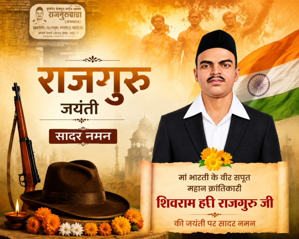 Rajguru Jayanti: महान क्रांतिकारी राजगुरु की जयंती पर ओपी चौधरी ने दी श्रद्धांजलि