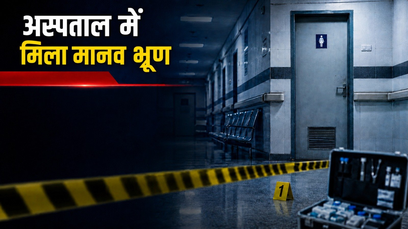 Investigation into the discovery of a human fetus at the hospital