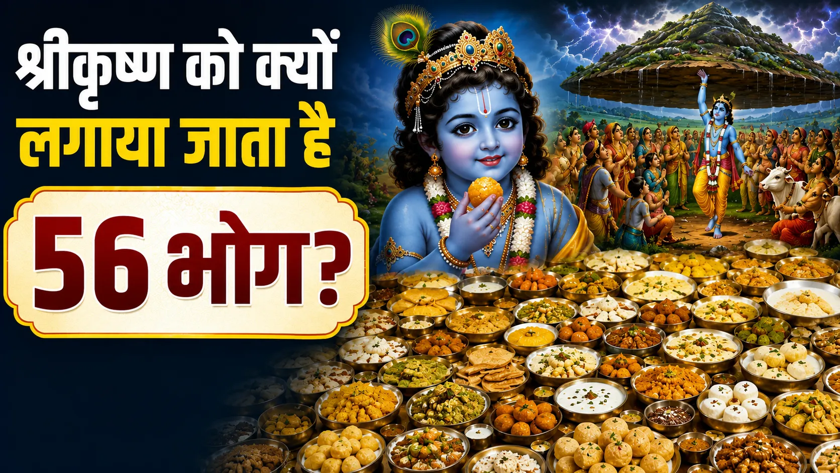 Lord Krishna’s 56 Bhog Tradition