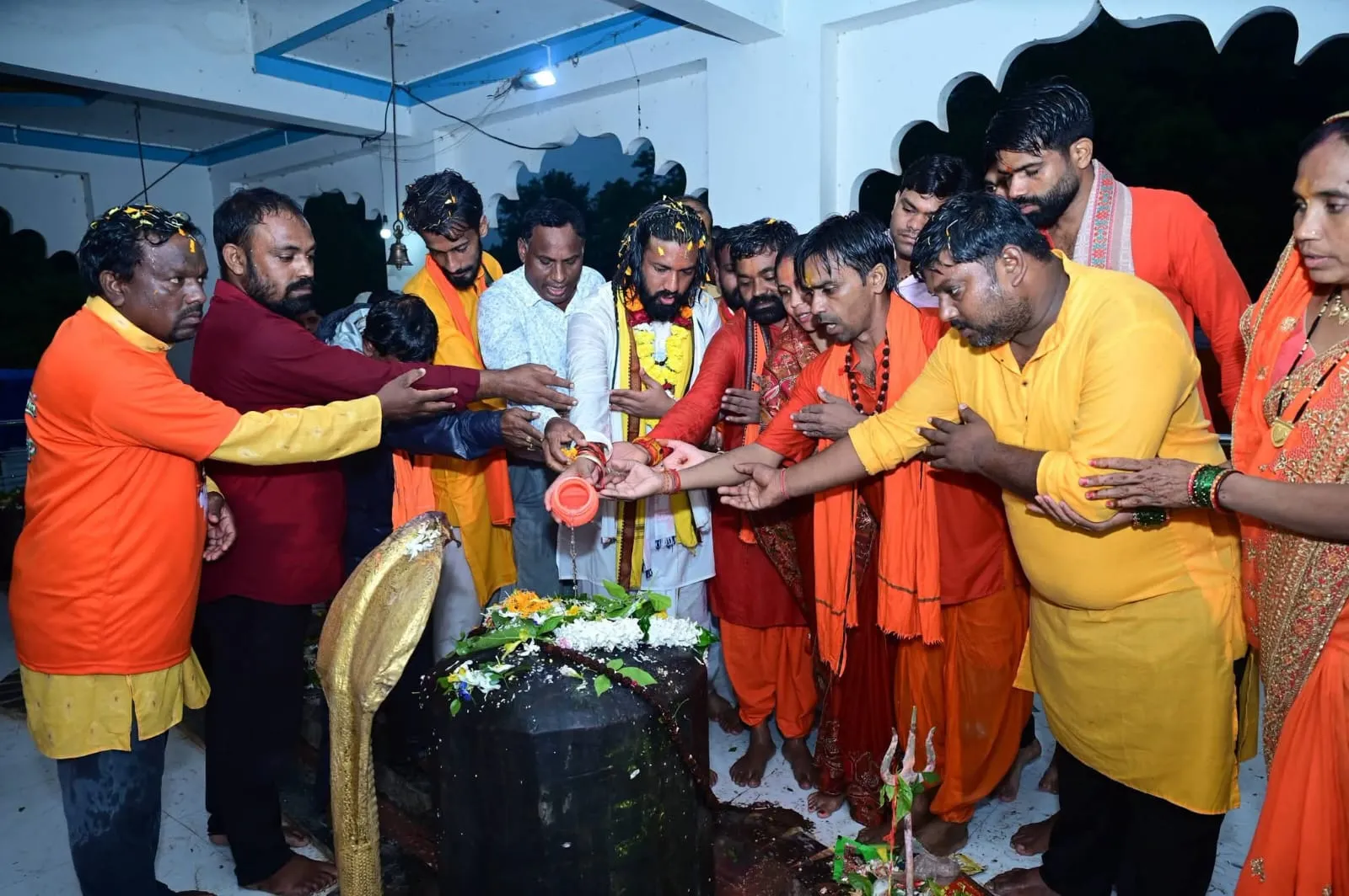 71 KM Social Harmony Kanwar Yatra concludes in Arang