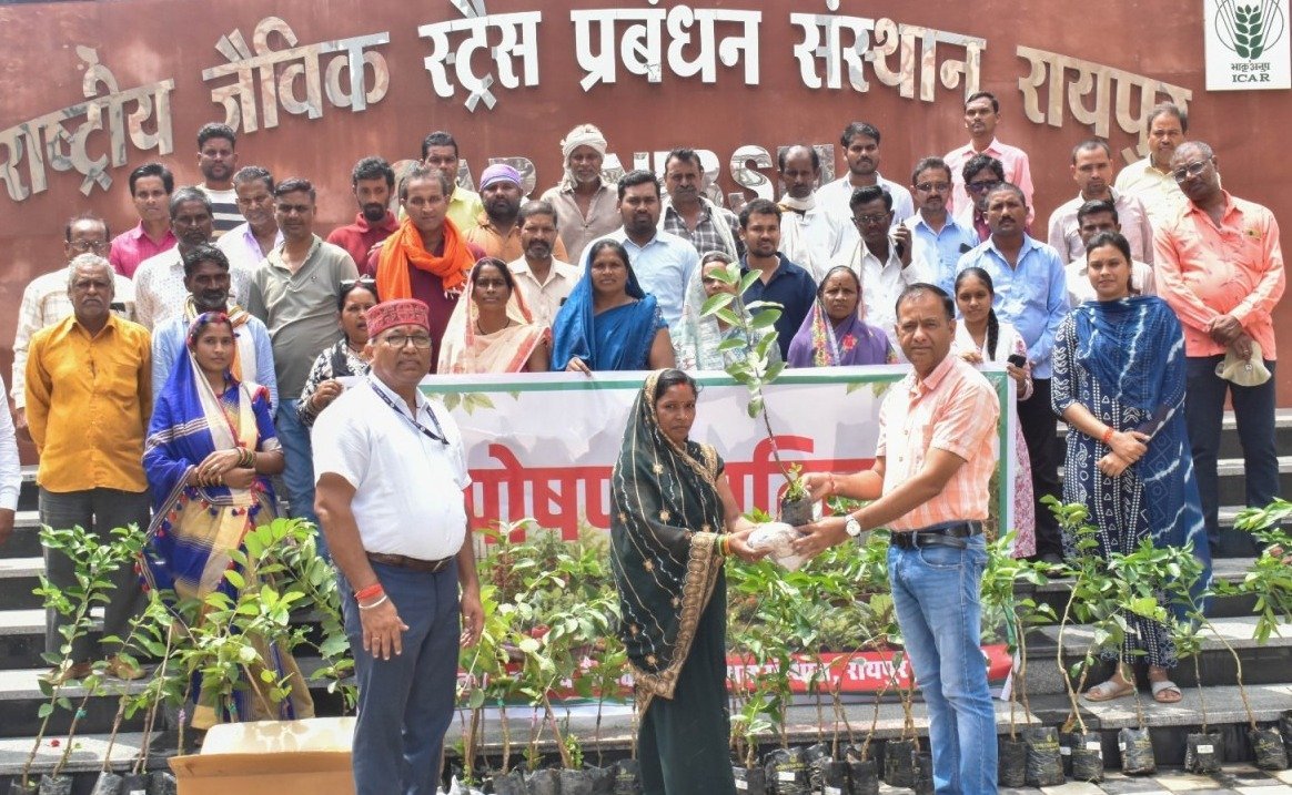 Farmers were provided information on nutrition garden management.