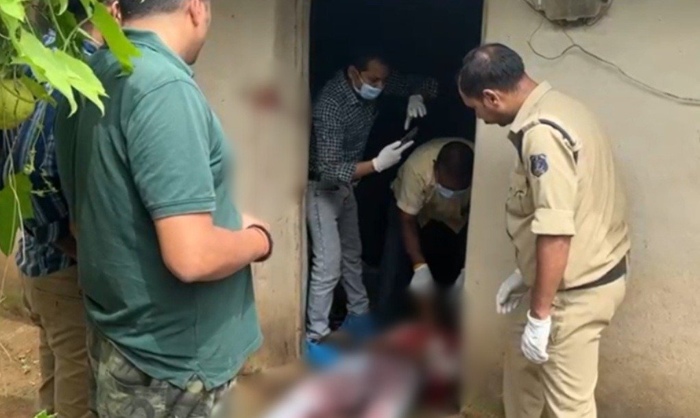 Police probe in Ambikapur.