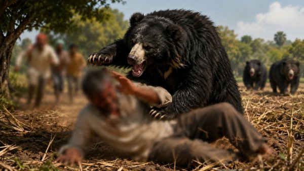 Bagbahara Bear Attack: बागबाहरा में दिनदहाड़े भालू ने मजदूर को नोंचा, 55 वर्षीय मजदूर गंभीर रूप से घायल