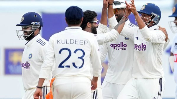 India vs Sri Lanka 2nd Test: भारत की पकड़ मजबूत, श्रीलंका के खिलाफ जीत से चार विकेट दूर टीम इंडिया