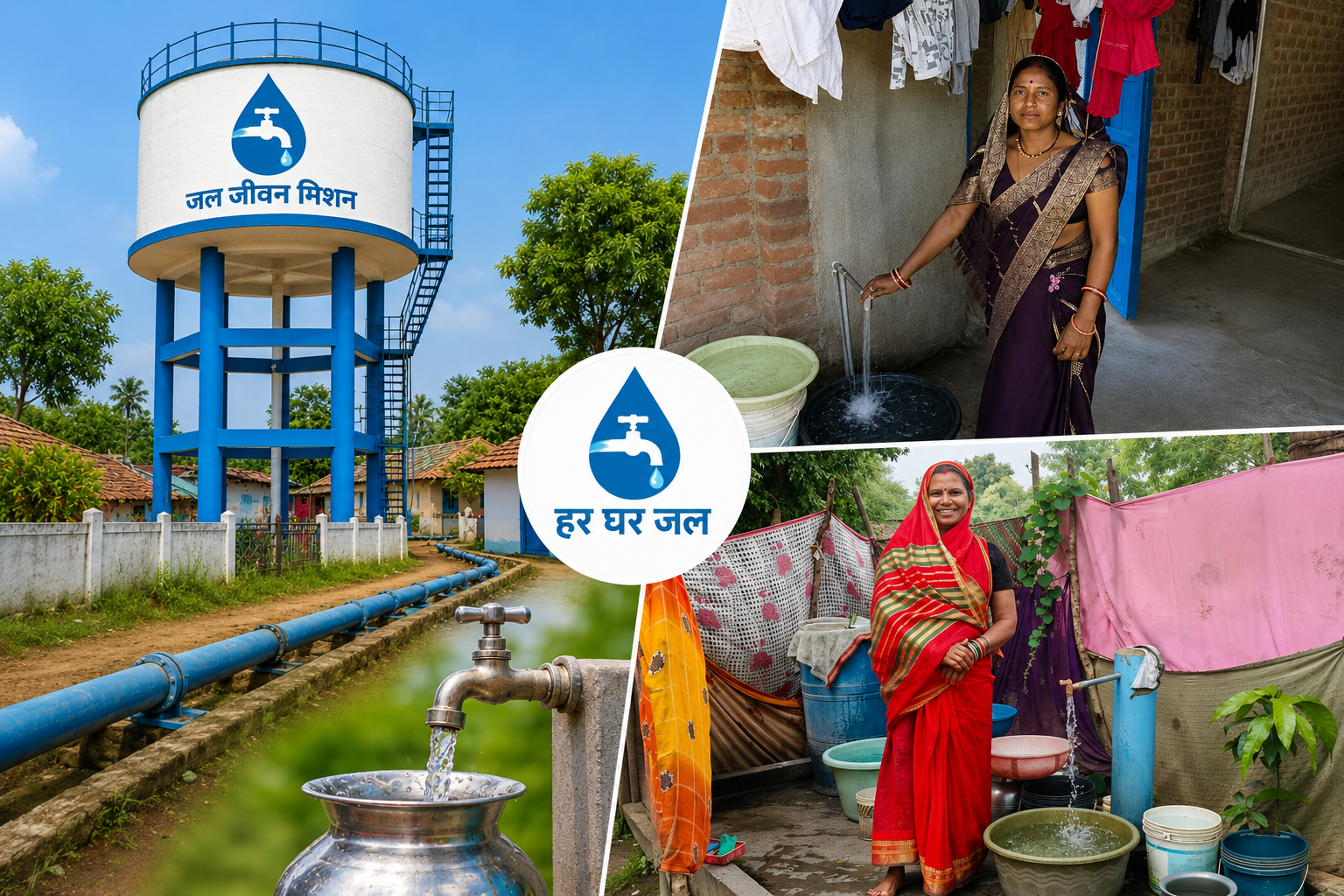 Women get major relief from Jal Jeevan Mission.