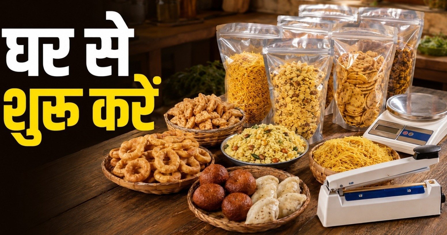 Homemade Chhattisgarhi snacks